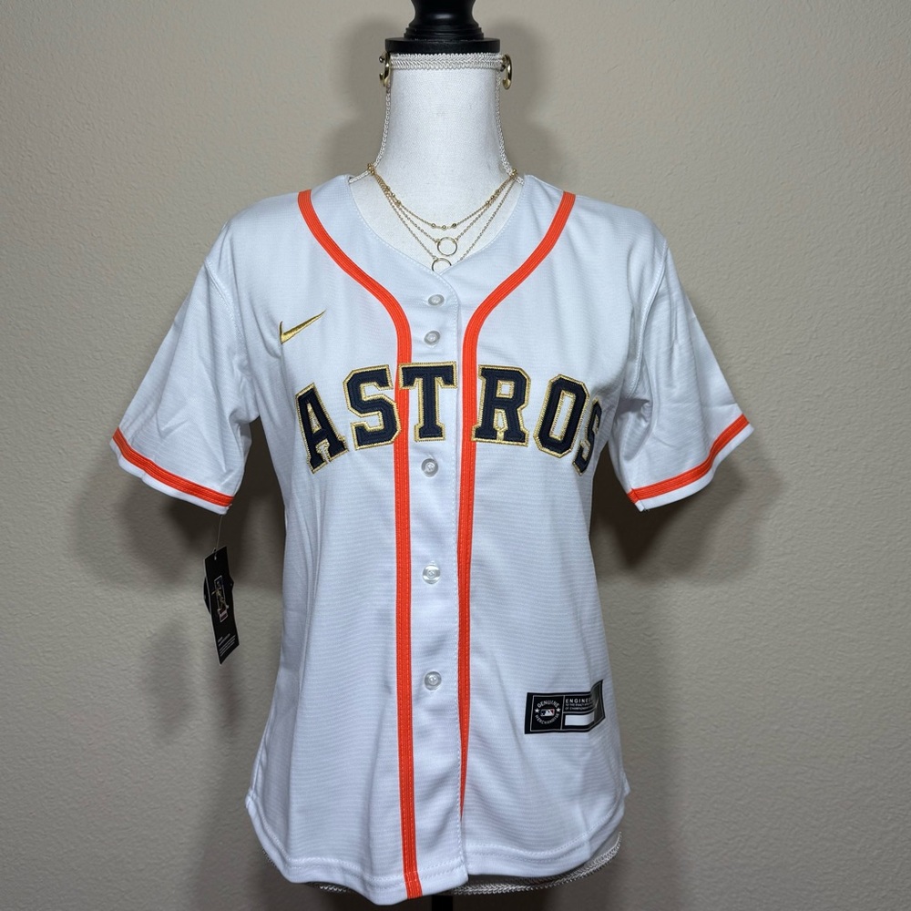 Nike Astros White Jersey with Tags